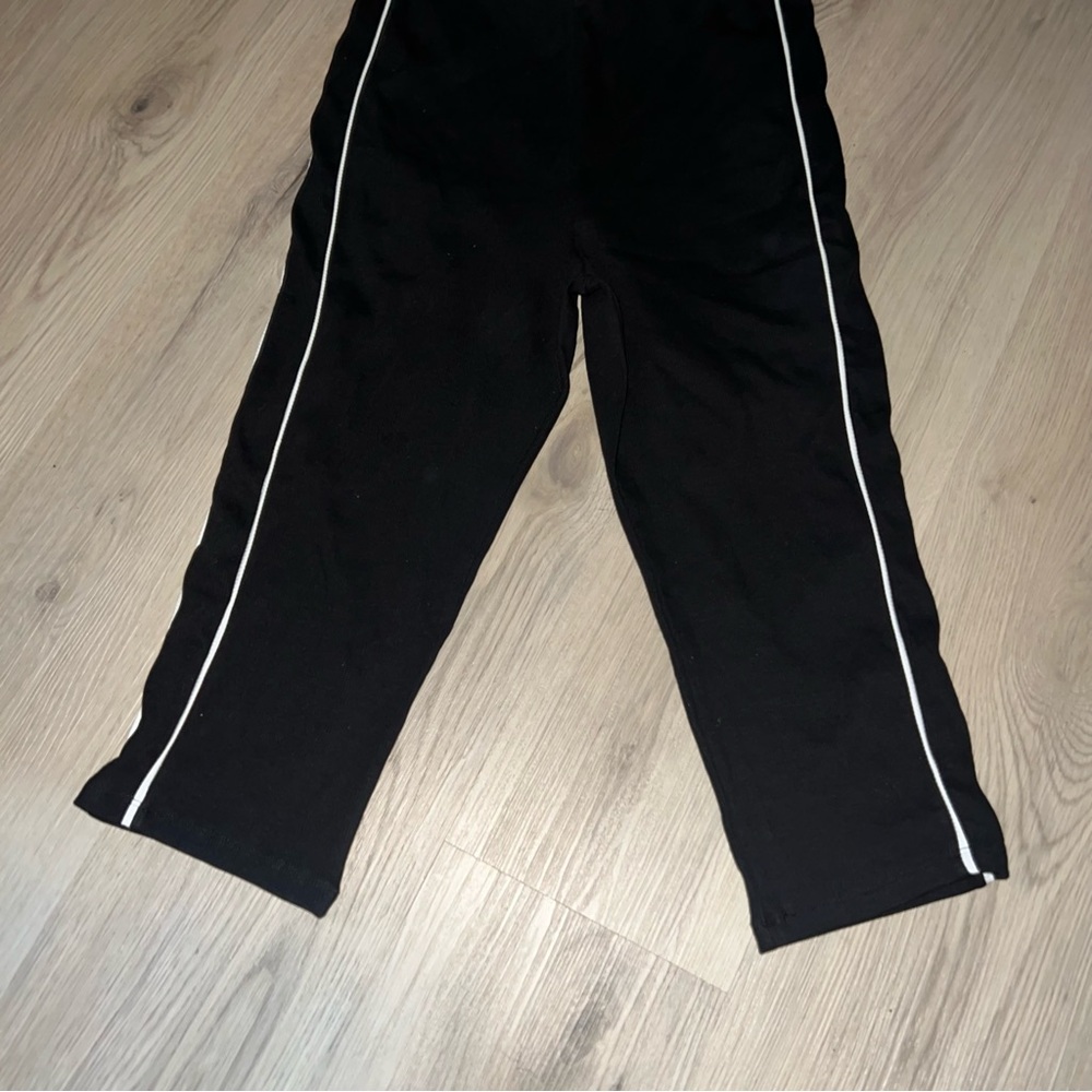 ASOS DESIGN Ribbed Capri Pants with Contrast Piping Size S NWT - Picture 7 of 9